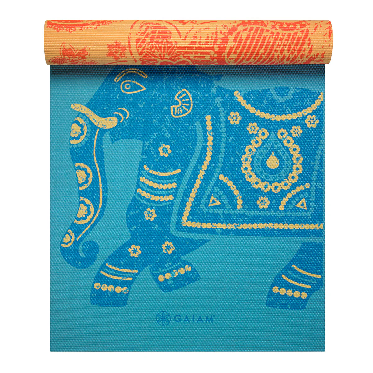 Premium Reversible Elephant Yoga Mat