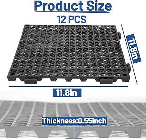 TuffTiles - Interlocking Drain Thru Tiles