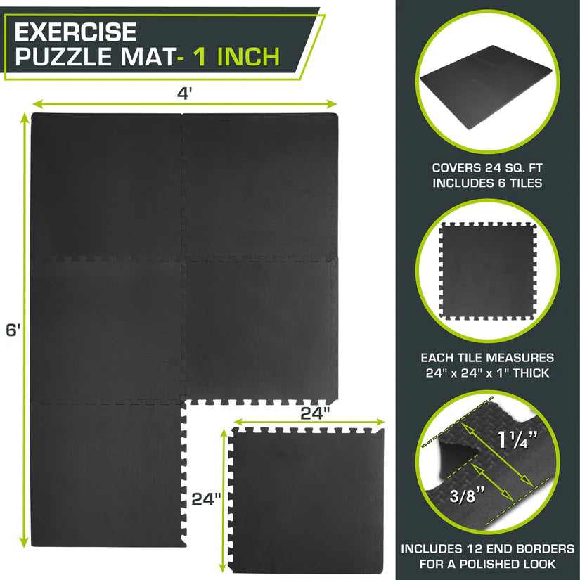 Exercise Puzzle Mat 1-in