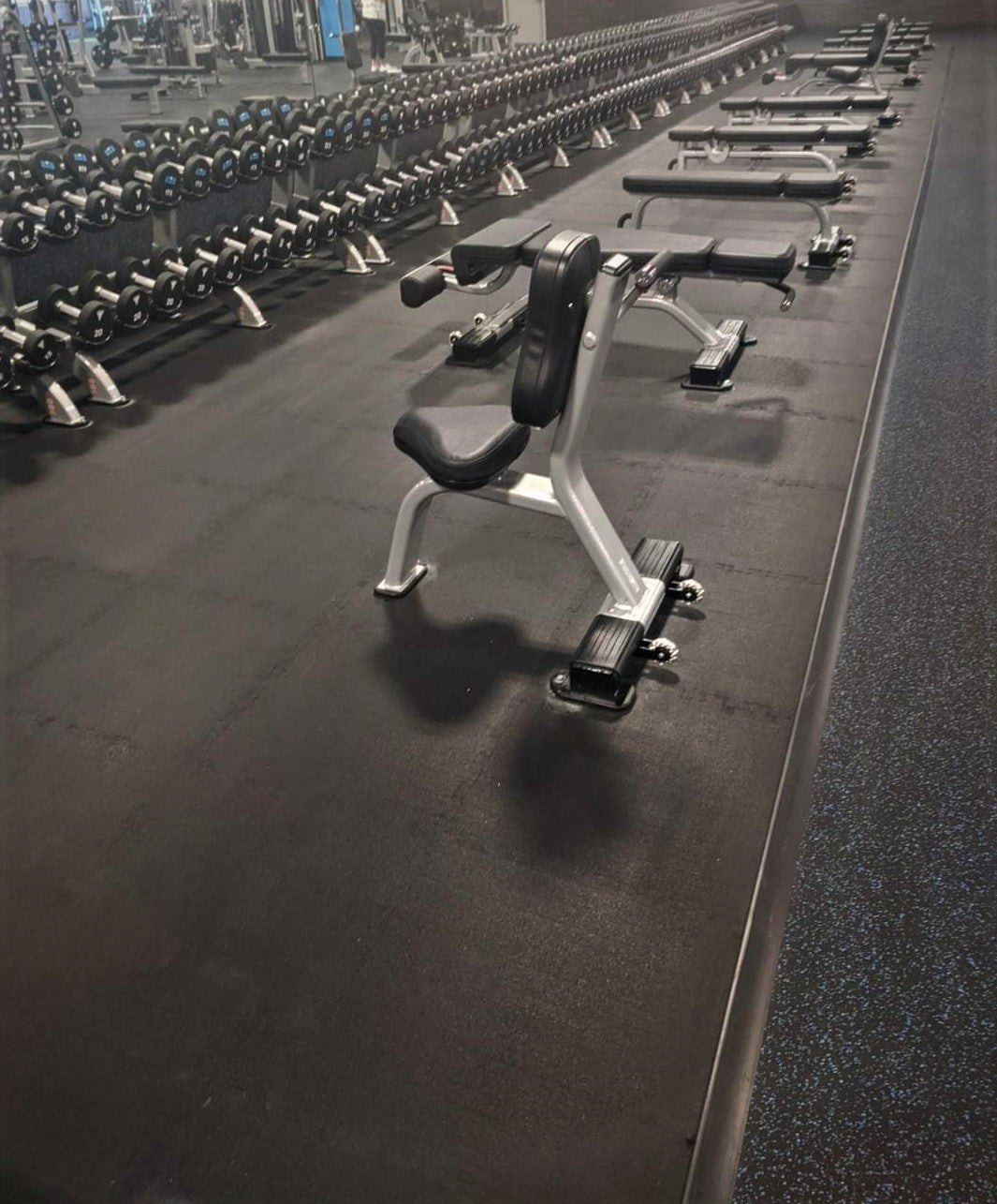 INTERLOCKING RUBBER CROSSFIT TILES