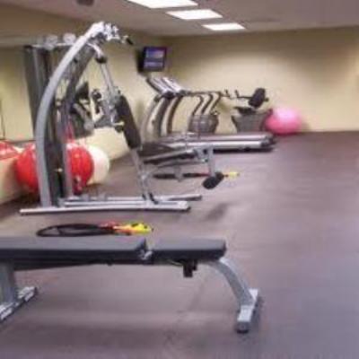 Interlocking Rubber Gym Tiles (48"x 48") --- FREE SHIPPING - FITFLOORS...Rubber Floors & more