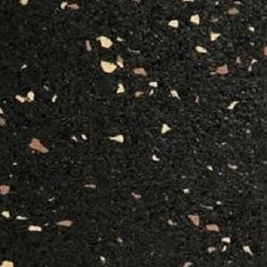 RUBBER GYM FLOORING ROLLS  4' x 15' x 1/4" with Domestic Shipping Included