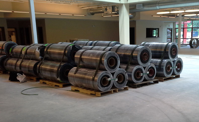 Rolled Rubber Flooring for Gyms, Warehouses, Manufacturing