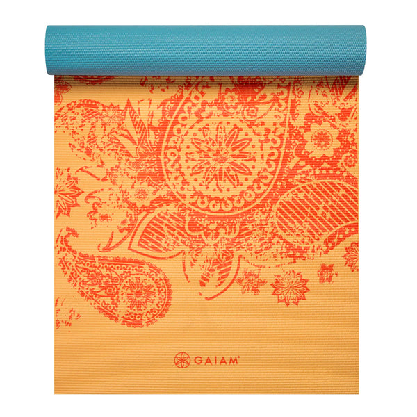 Premium Reversible Elephant Yoga Mat (6mm) - FitFloors.com