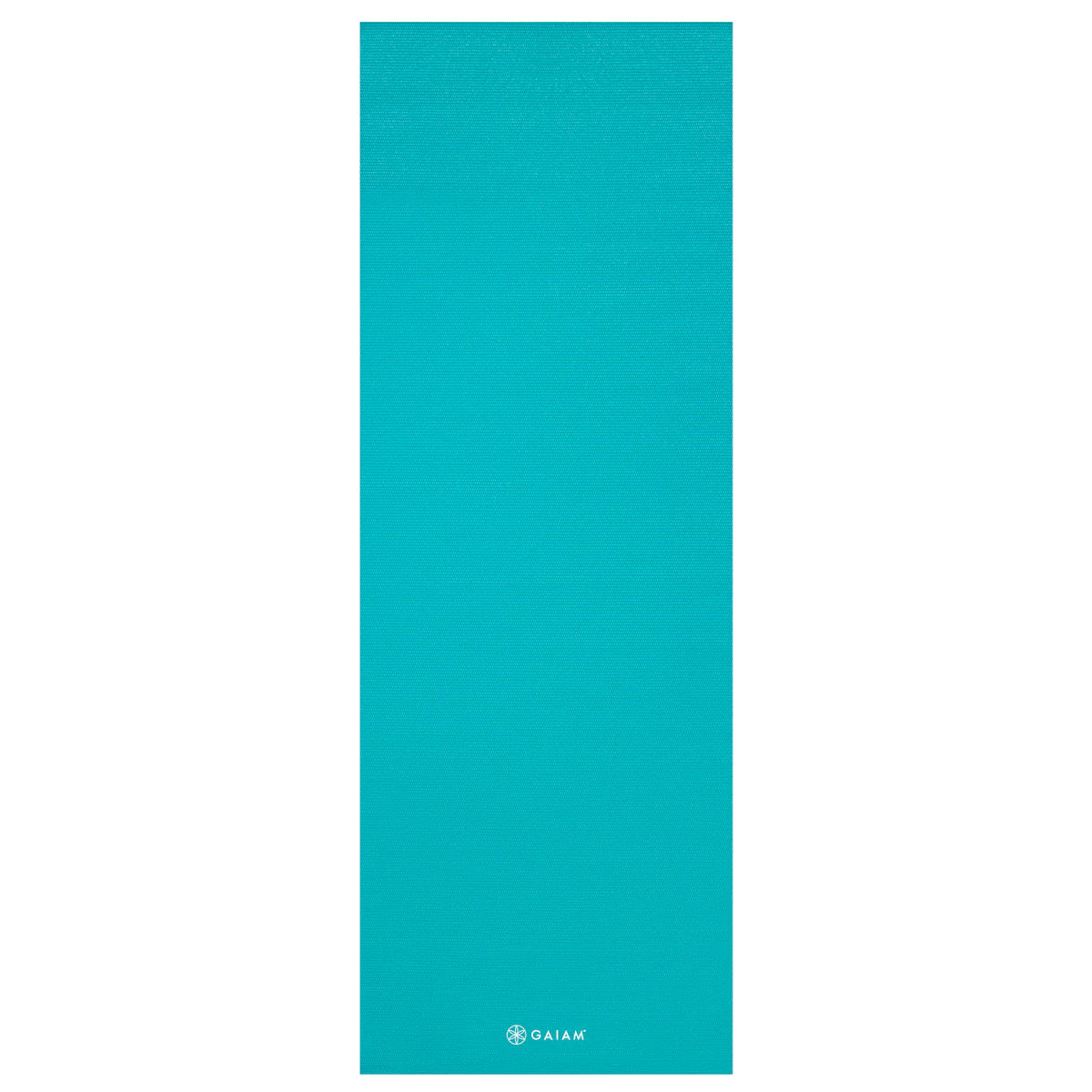 Gaiam Classic Solid Color Yoga Pilates Mat 5mm Light Blue 