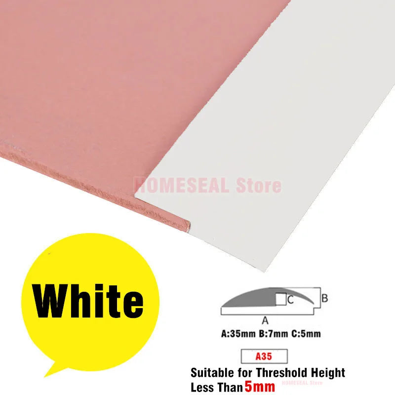 Transform Your Space with 1M Soft PVC Self-Adhesive Floor Transition Strip - Perfect for Carpet Edging and Seam Sealing!