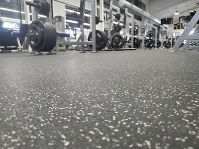 RUBBER GYM FLOORING ROLLS - IN STOCK - CALIFORNIA WAREHOUSE