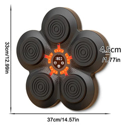 Smart Bluetooth-Enabled LED Wall Boxing Target with USB Charging for Enhanced Training Experience