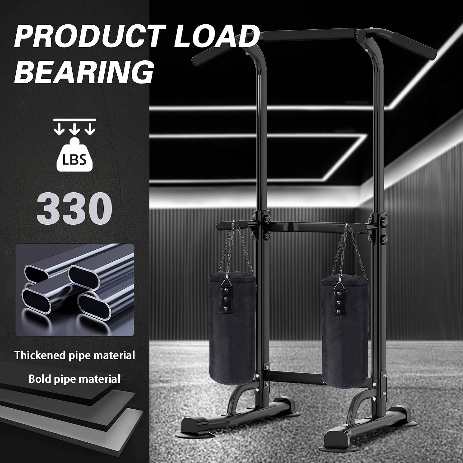 Power Tower Pull Up Bar Station