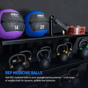 Weighted Wall Ball 6-30 LB, 14-Inch Soft Medicine Ball, Non-Bouncing PU Shell in a 14-inch training design