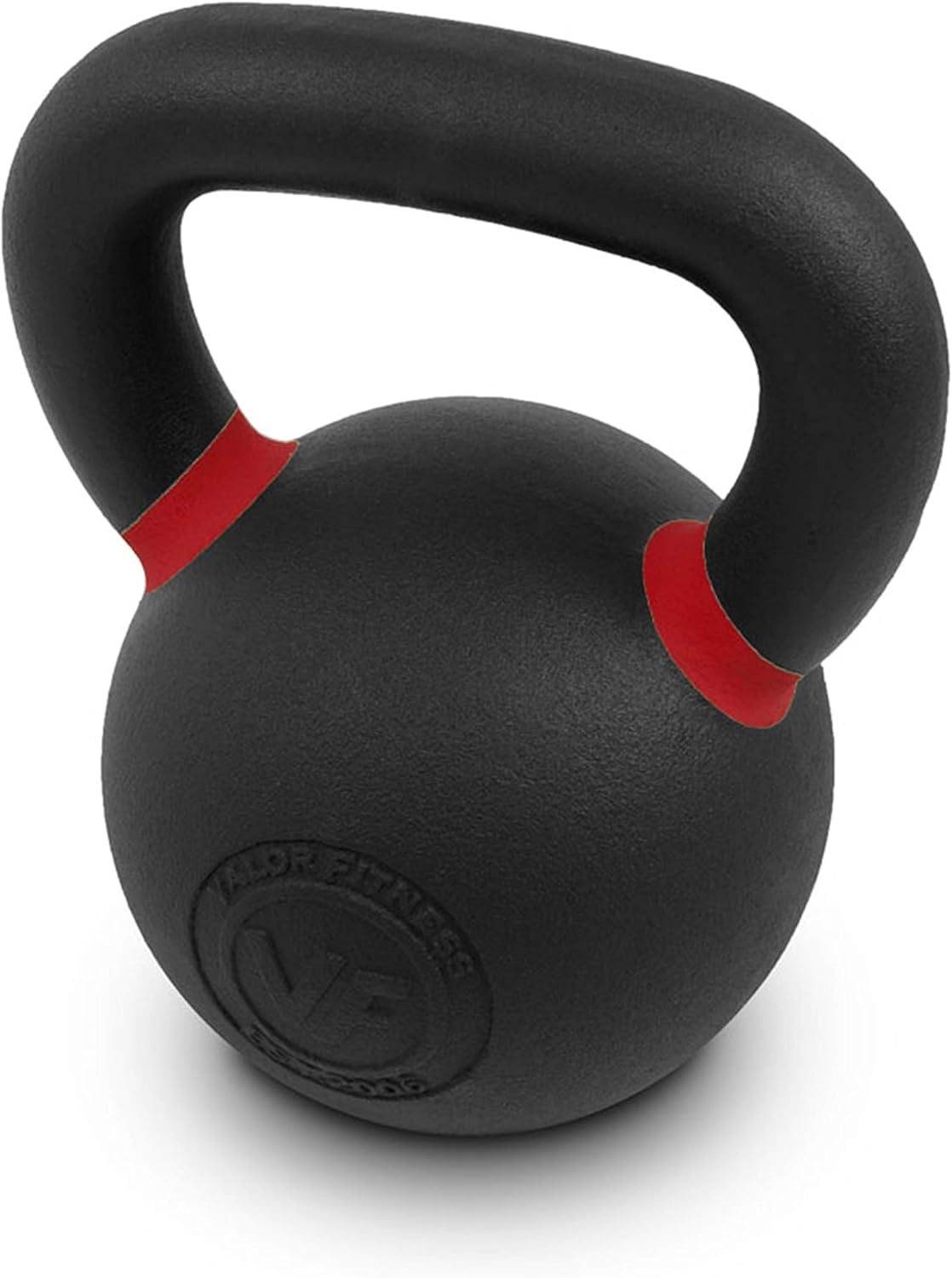 Premium Cast Iron Kettlebells Powder Coated Kettle Bells - Displays LB & KG Weight