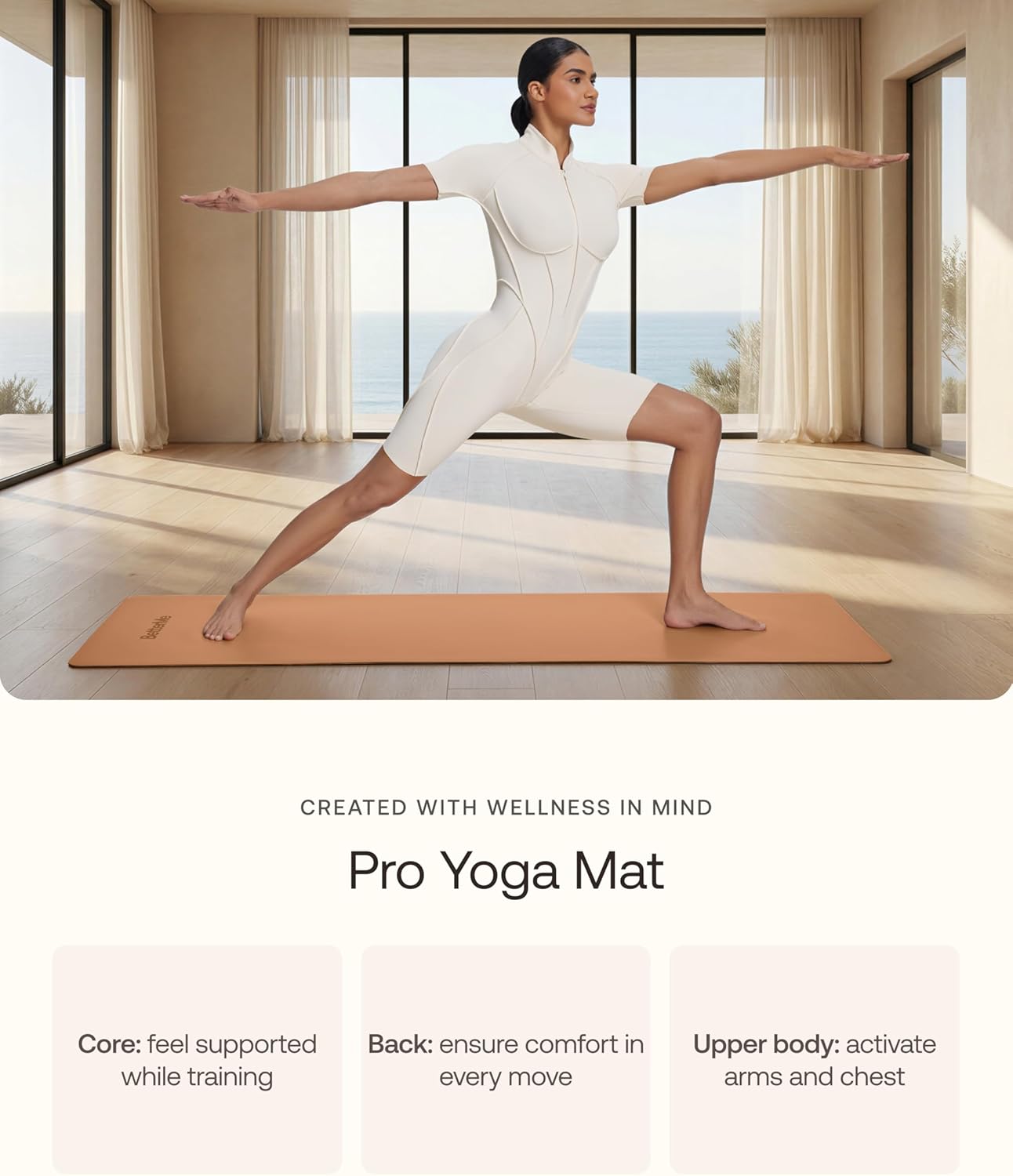 BetterMe Pro Yoga Mat - Non-Slip