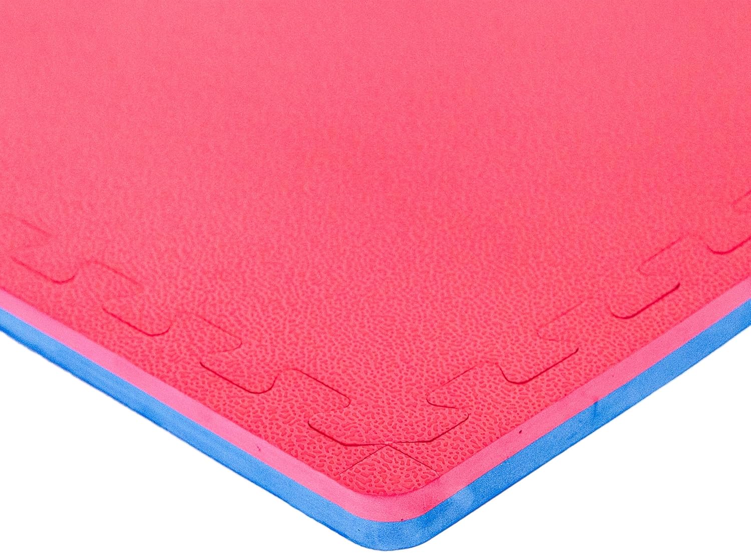 Premium 1" Thick Reversible Foam Interlocking Tiles - Perfect for Yoga, Gymnastics, MMA & Jiu Jitsu Training - Available in 3'X3' & 2'X2' Sizes