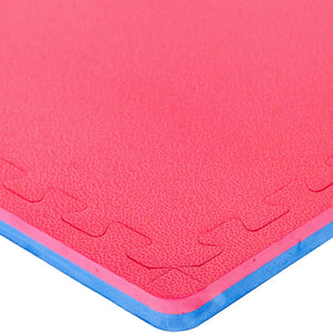 Premium 1" Thick Reversible Foam Interlocking Tiles - Perfect for Yoga, Gymnastics, MMA & Jiu Jitsu Training - Available in 3'X3' & 2'X2' Sizes
