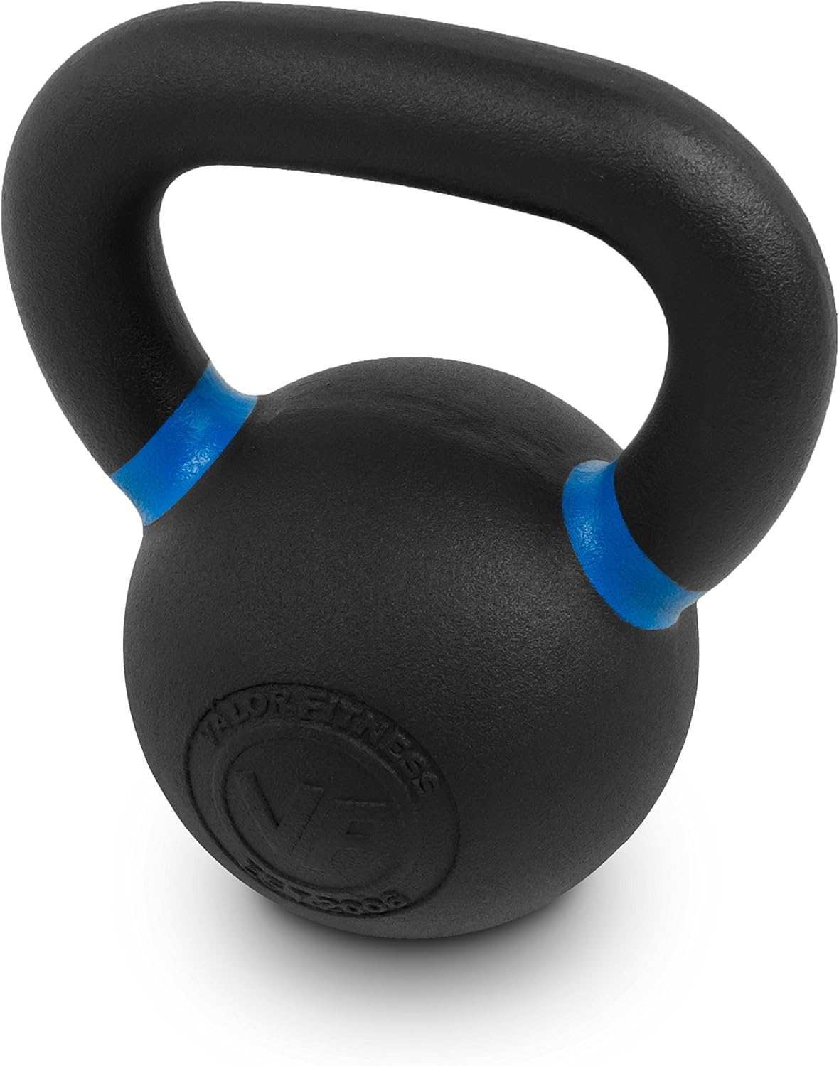 Premium Cast Iron Kettlebells Powder Coated Kettle Bells - Displays LB & KG Weight