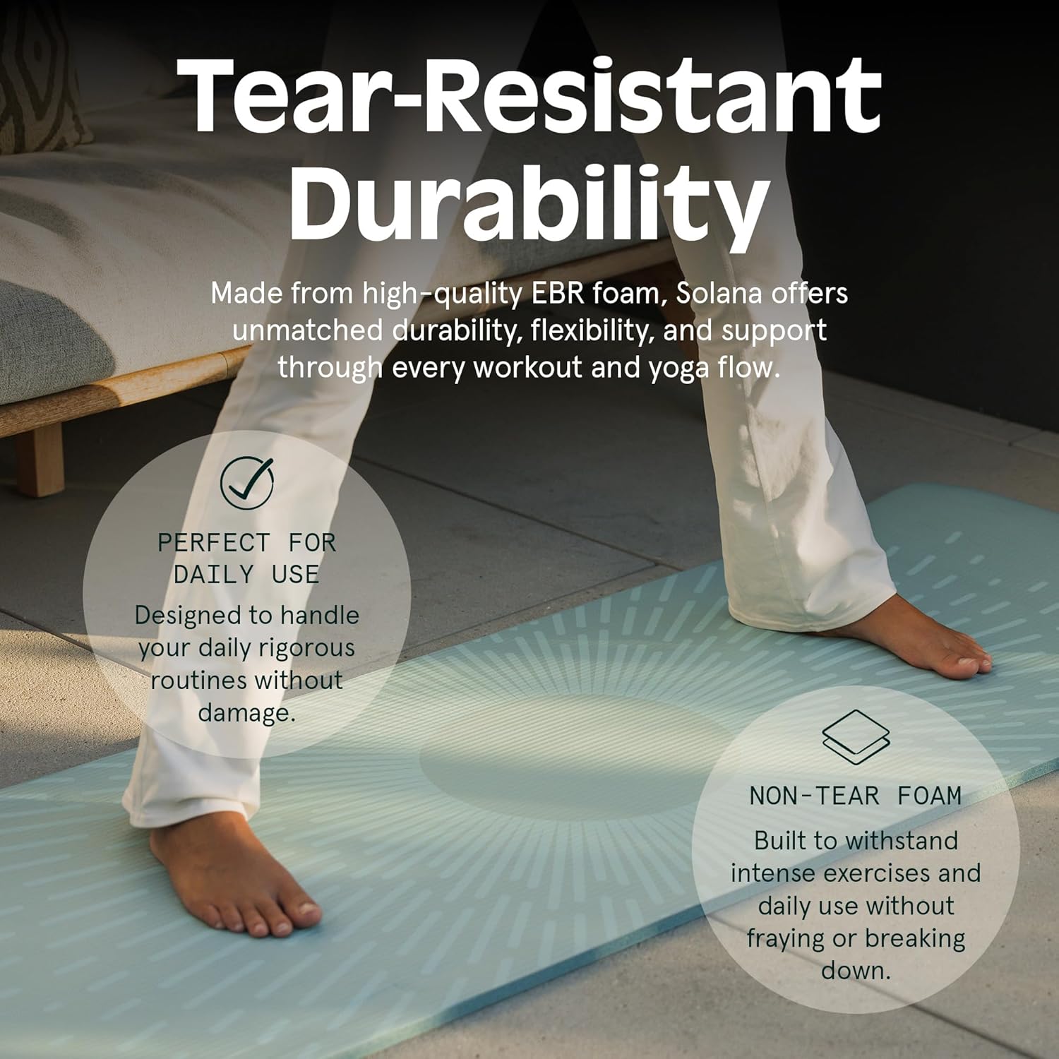 Thick Yoga and Pilates Mat 1 inch