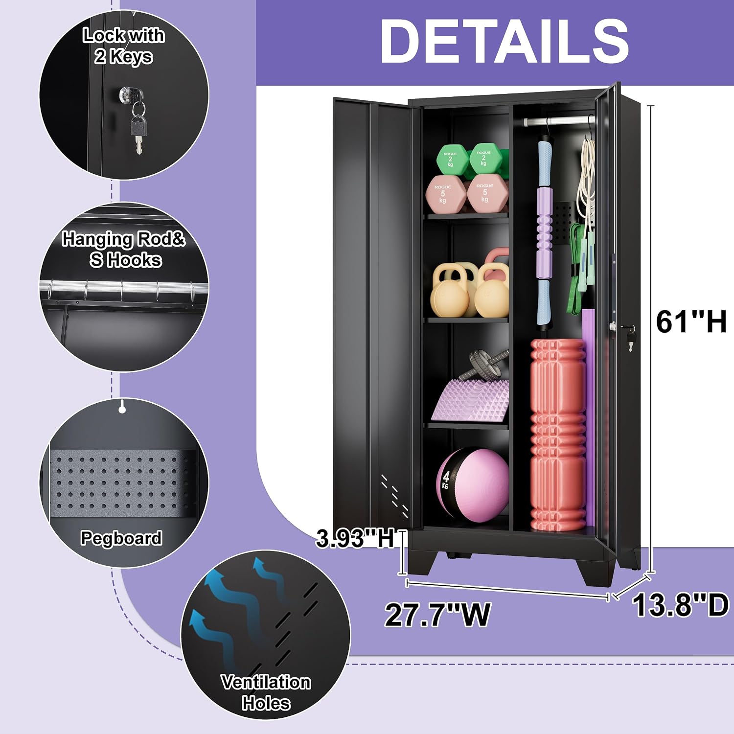 Gym Storage Cabinet