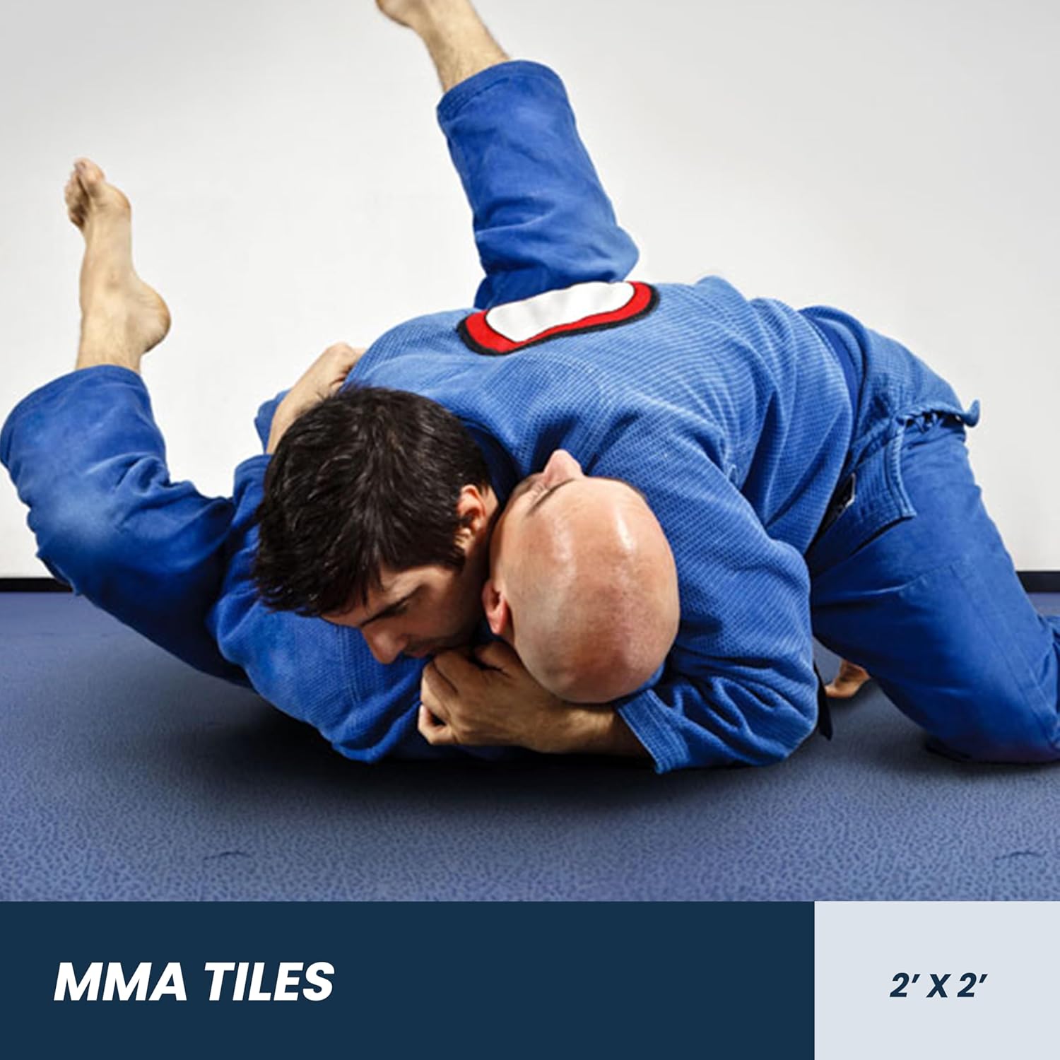 Premium 1" Thick Reversible Foam Interlocking Tiles - Perfect for Yoga, Gymnastics, MMA & Jiu Jitsu Training - Available in 3'X3' & 2'X2' Sizes