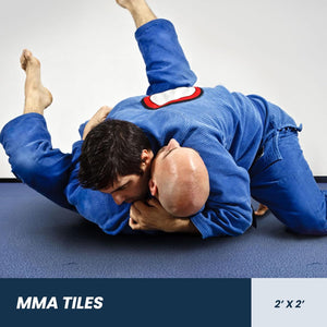 Premium 1" Thick Reversible Foam Interlocking Tiles - Perfect for Yoga, Gymnastics, MMA & Jiu Jitsu Training - Available in 3'X3' & 2'X2' Sizes