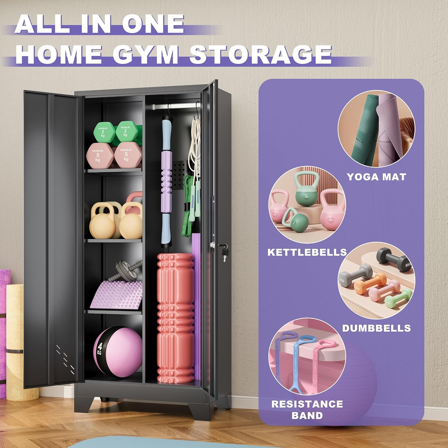 Gym Storage Cabinet