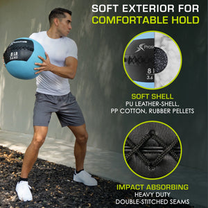 Revolutionize Your Workouts with Our 8lb Soft Medicine Balls - Perfect for Strength and Agility Training!