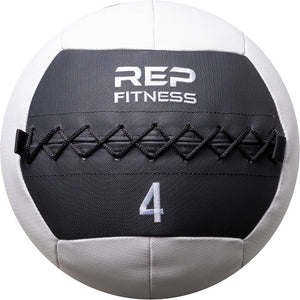 Weighted Wall Ball 6-30 LB, 14-Inch Soft Medicine Ball, Non-Bouncing PU Shell for CrossFit and functional training