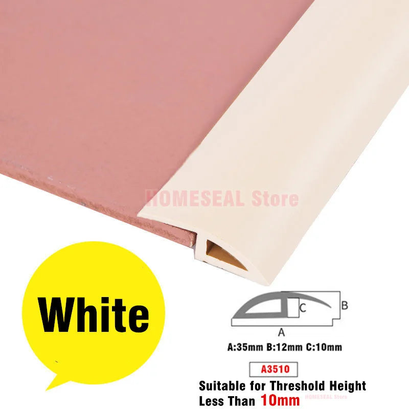 Transform Your Space with 1M Soft PVC Self-Adhesive Floor Transition Strip - Perfect for Carpet Edging and Seam Sealing!