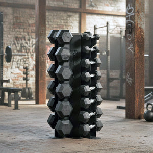 Rubber Coated Dumbbell Set
