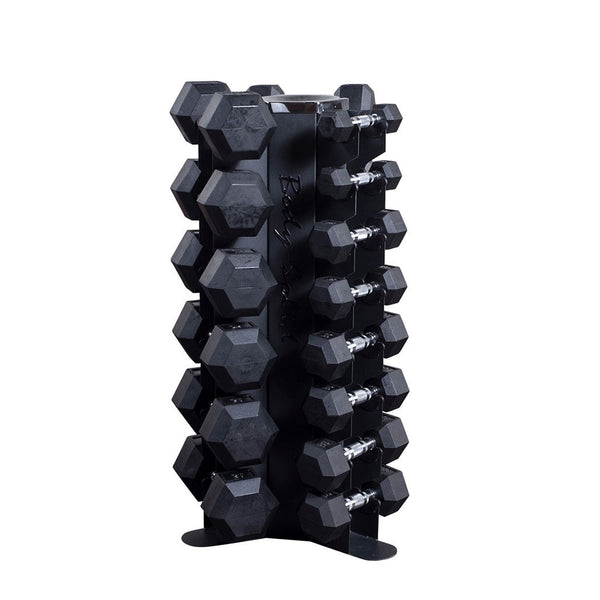 Body-Solid 3-Side Vertical Dumbbell Rack - FitFloors.com