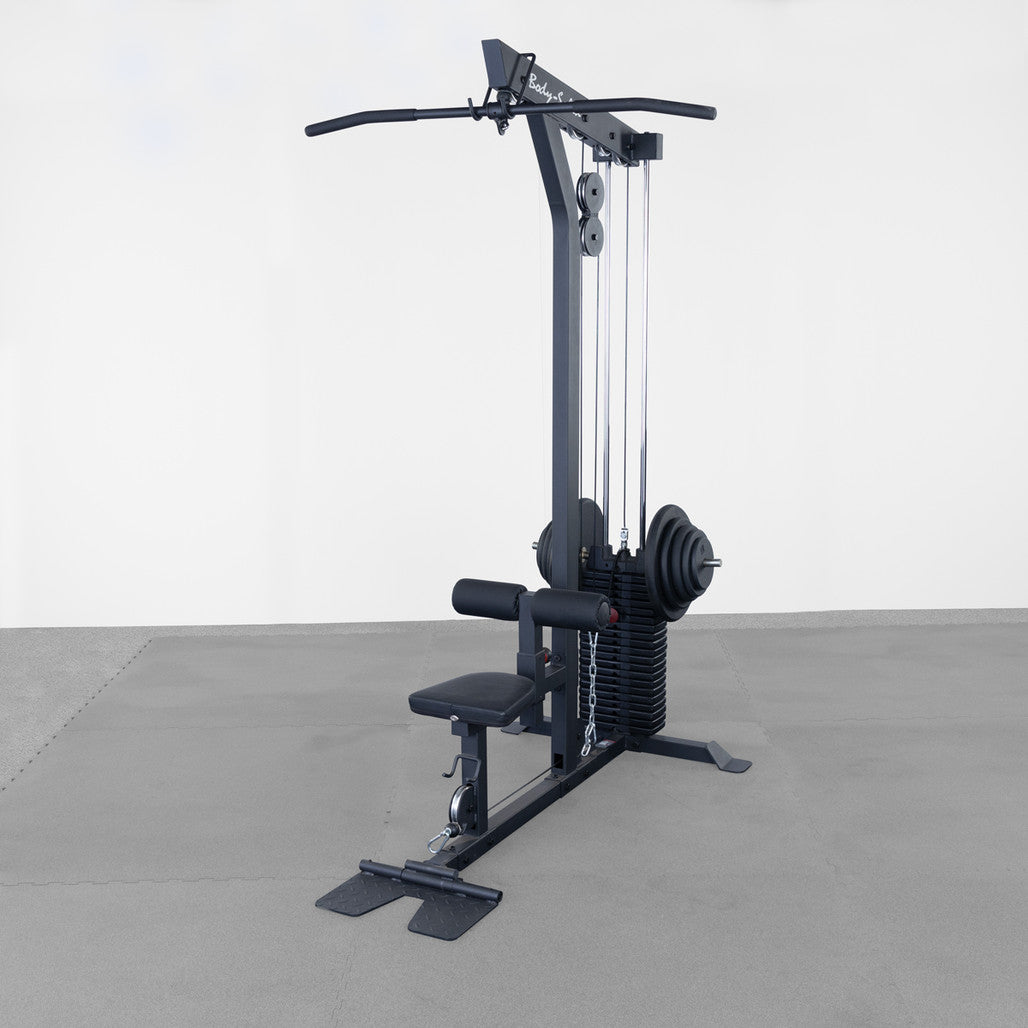 Body-Solid Lat Machine with Weight Stack