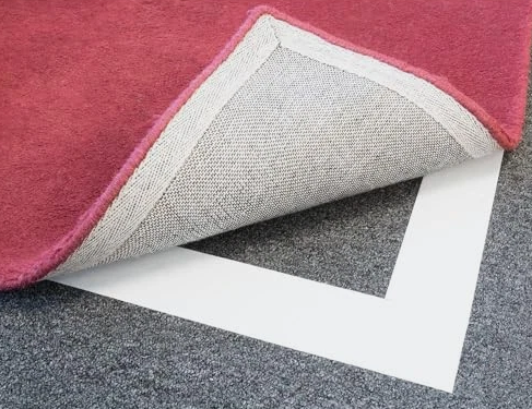Double-Sided XL Floor Mat Tape - Secures Exercise Mats & Rugs in Place,