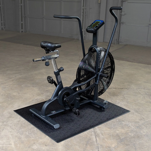 FITMatts equipment matting compatibility chart showing supported cardio equipment types