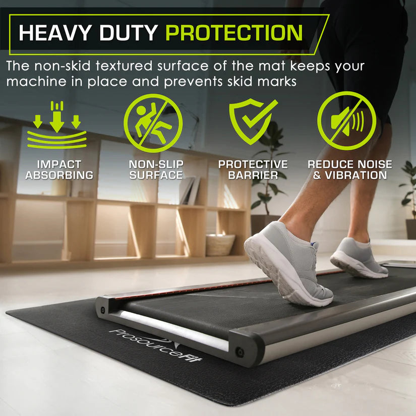 FitFloors ProSource Treadmill Mat - black