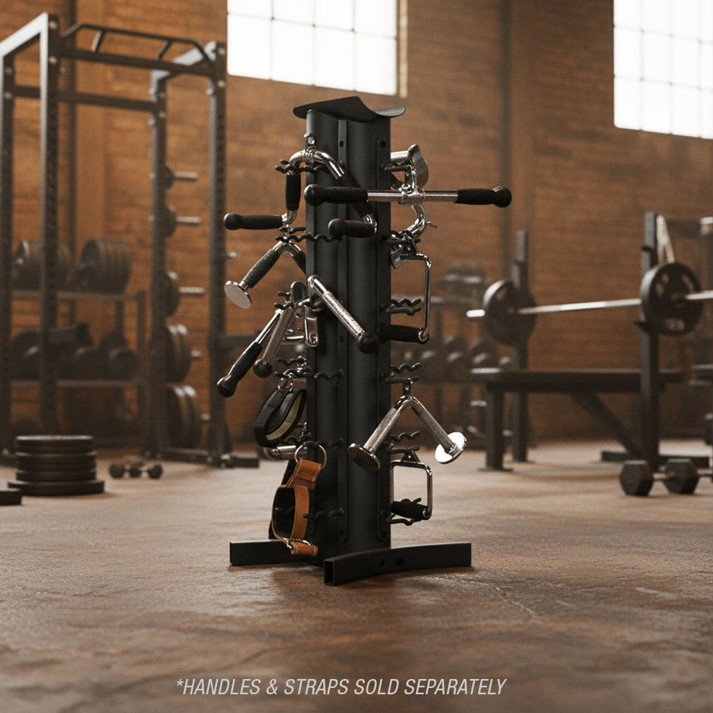 Body-Solid Vertical Accessory Rack for Cable Handles & Straps