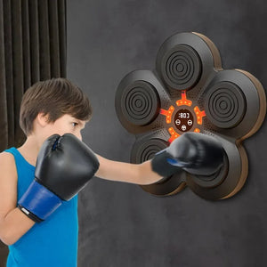 Smart Bluetooth-Enabled LED Wall Boxing Target with USB Charging for Enhanced Training Experience