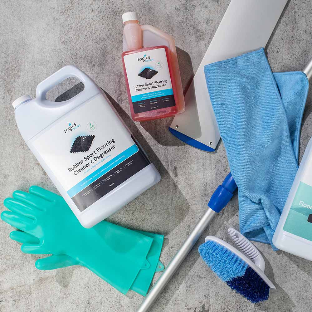 Rubber Flooring Cleaner for Gyms (32 oz or Case of 6)
