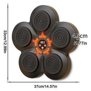 Smart Bluetooth-Enabled LED Wall Boxing Target with USB Charging for Enhanced Training Experience