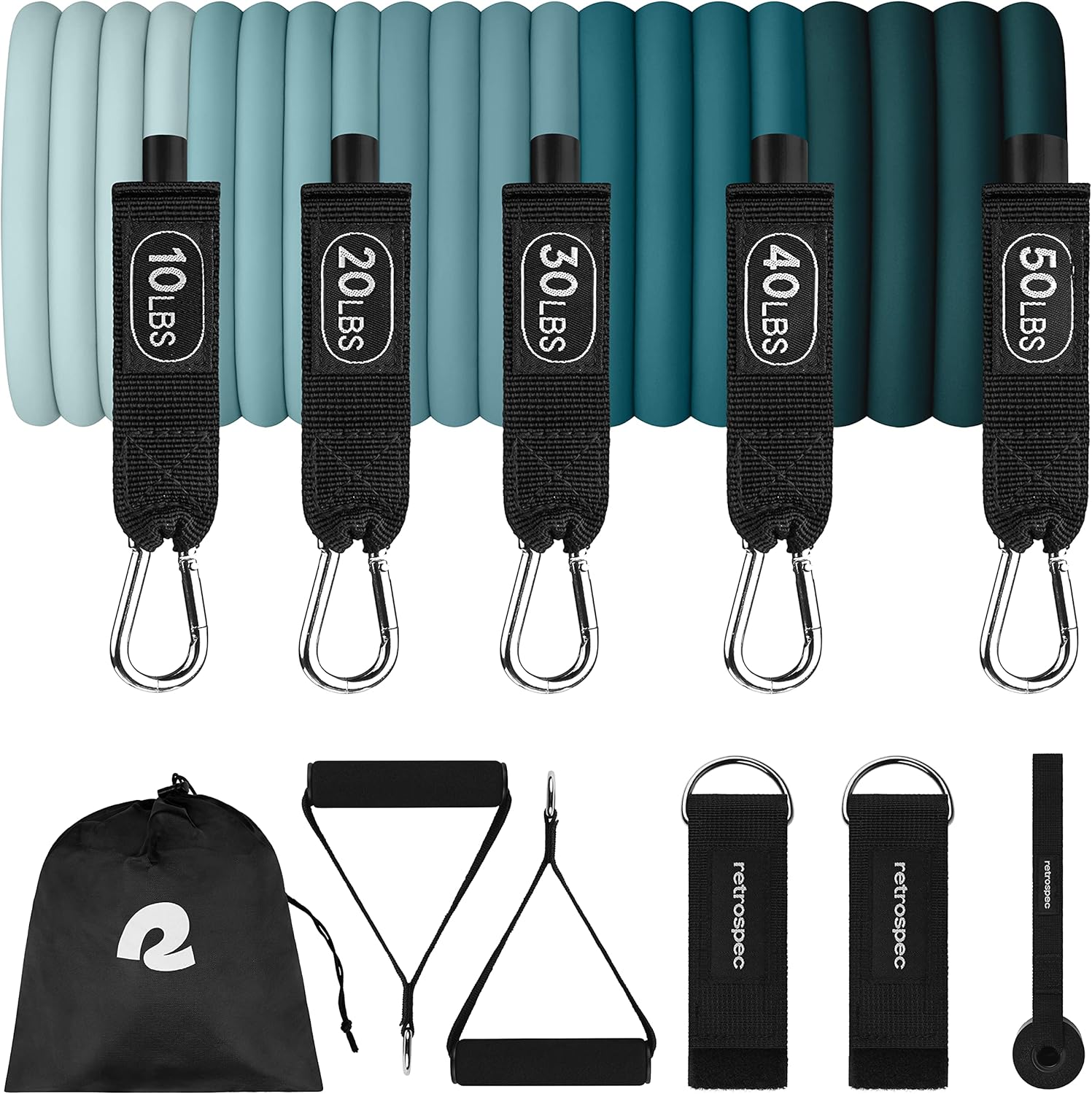 Retrospec Train Resistance Bands Set