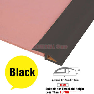 Transform Your Space with 1M Soft PVC Self-Adhesive Floor Transition Strip - Perfect for Carpet Edging and Seam Sealing!