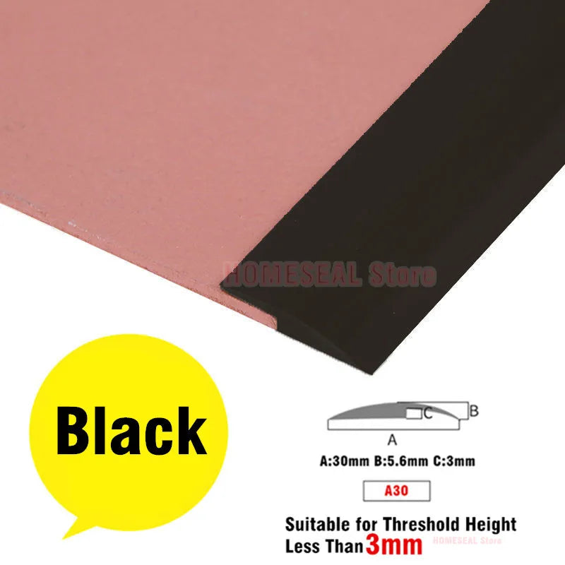 Transform Your Space with 1M Soft PVC Self-Adhesive Floor Transition Strip - Perfect for Carpet Edging and Seam Sealing!