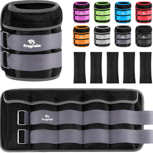 Adjustable Ankle Weights with Removable Weights