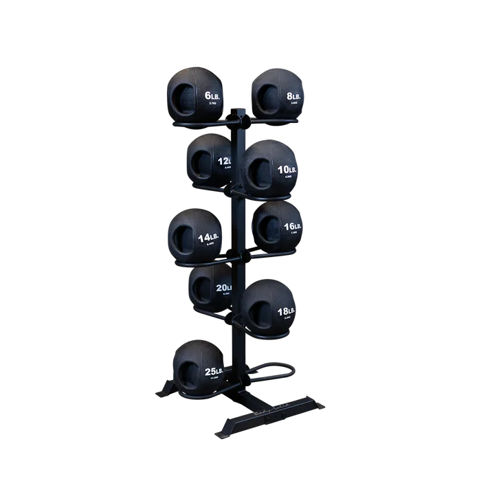 Dual Grip Medicine Balls & Rack