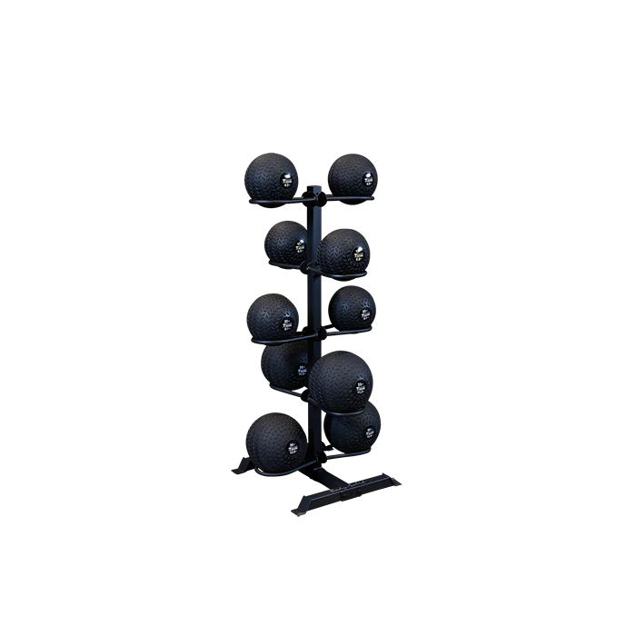 Tire Tread Med Balls & Rack