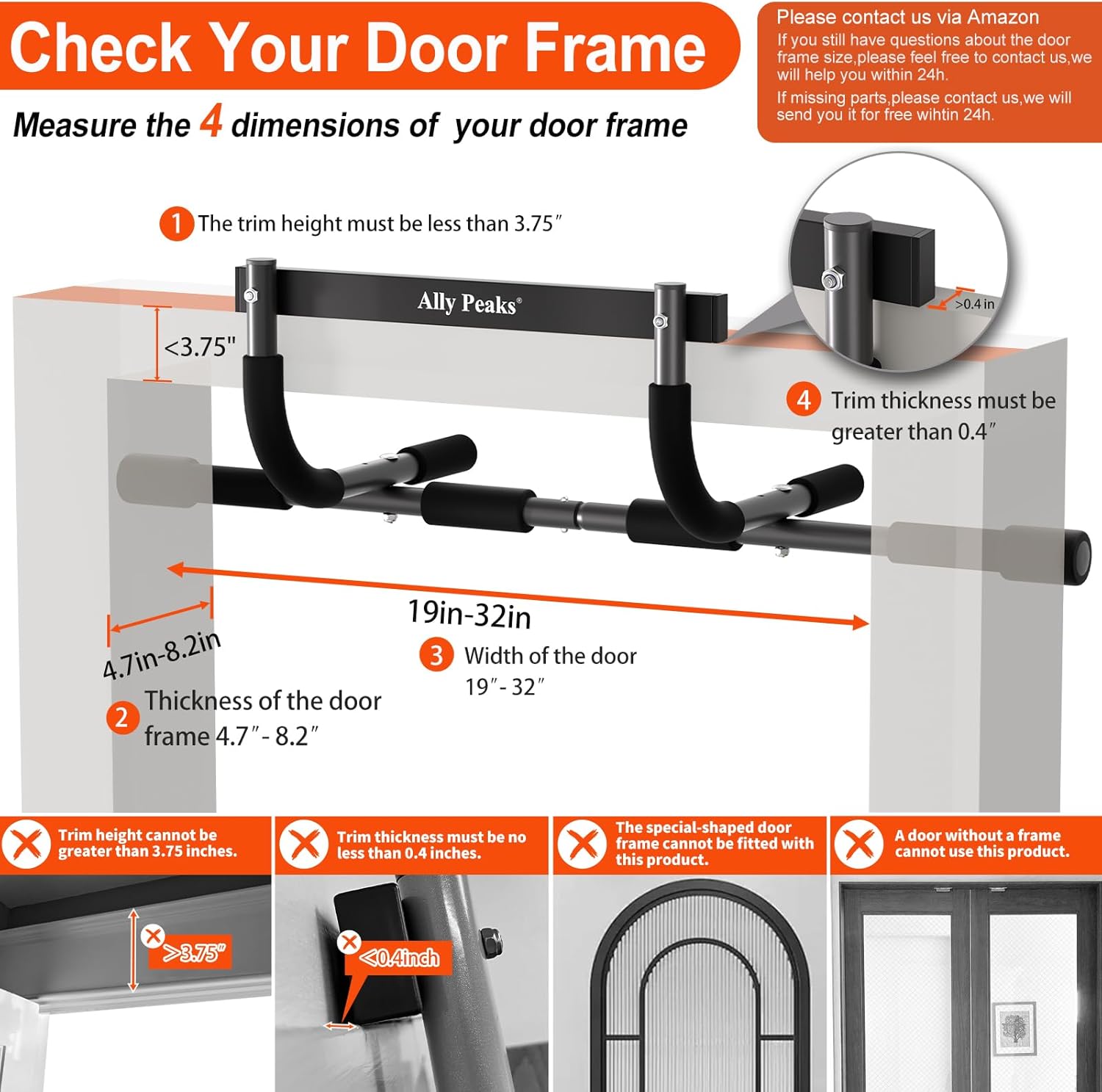Ally Peaks Pull Up Bar