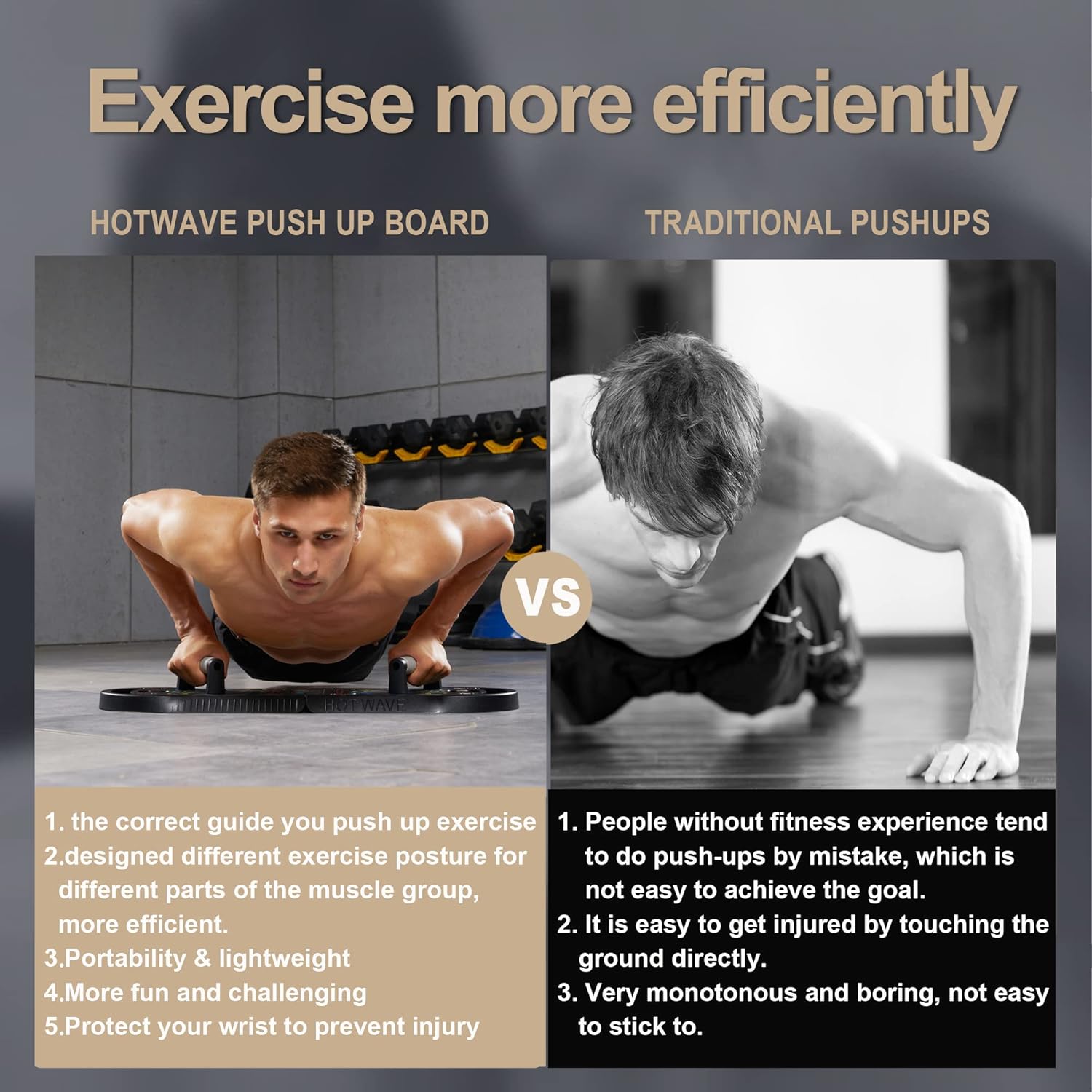 HOTWAVE Push Up Board