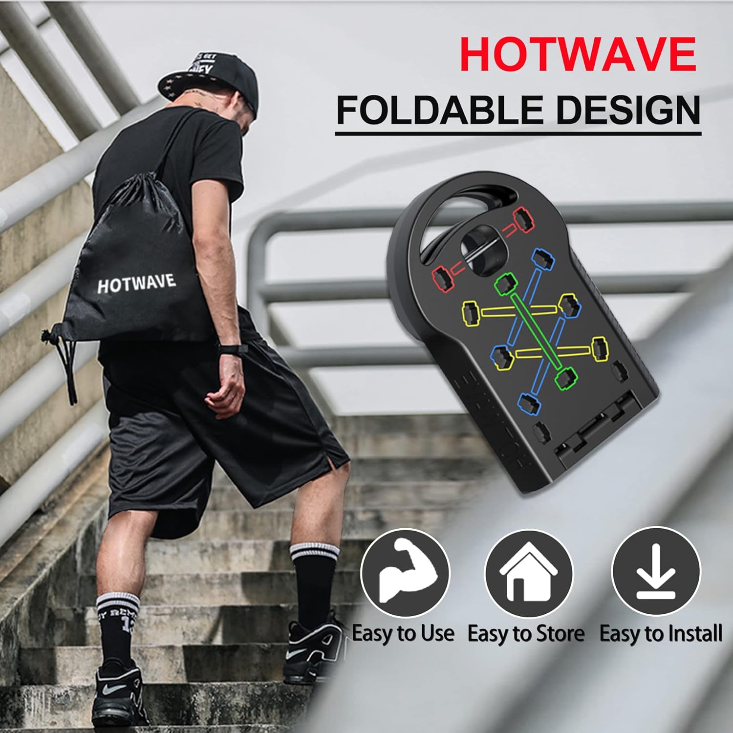 HOTWAVE Push Up Board