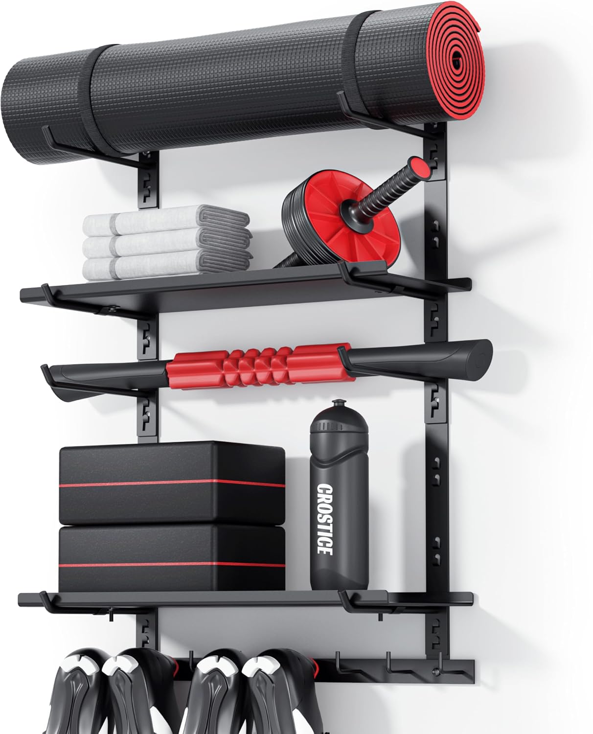 Home Gym Wall Storage Shelf