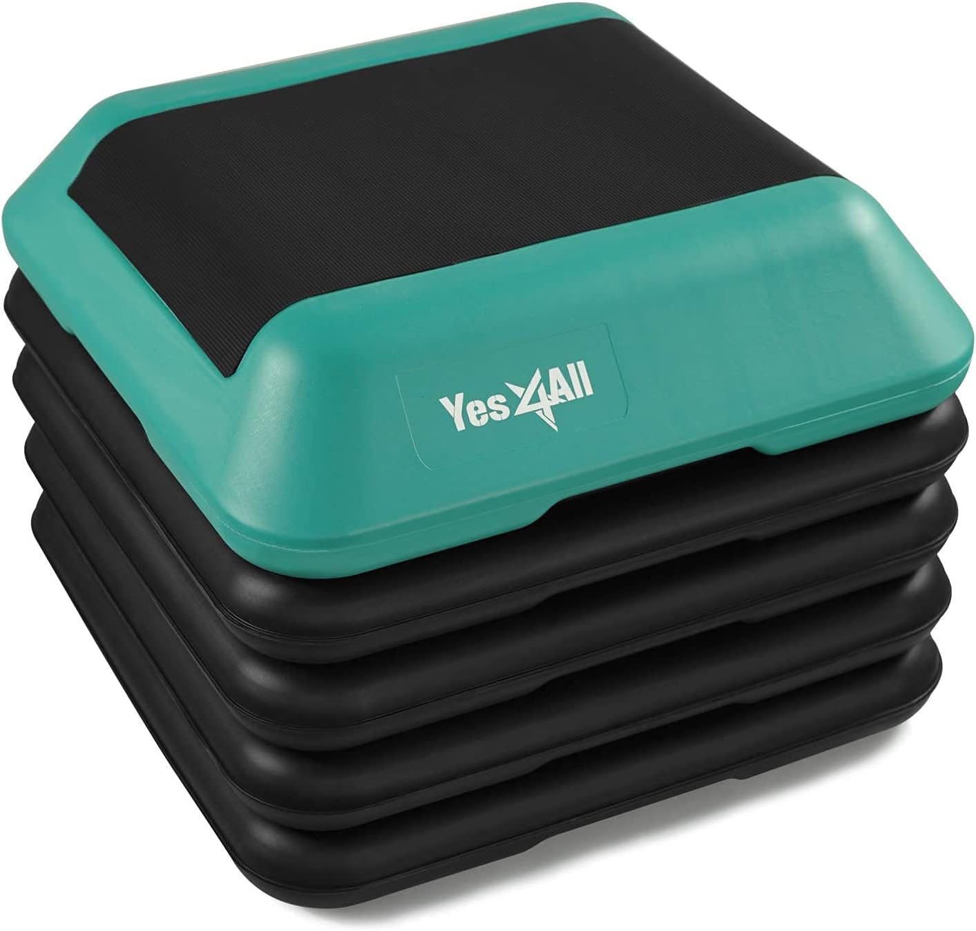 High Aerobic Step Platform & Stackable Risers