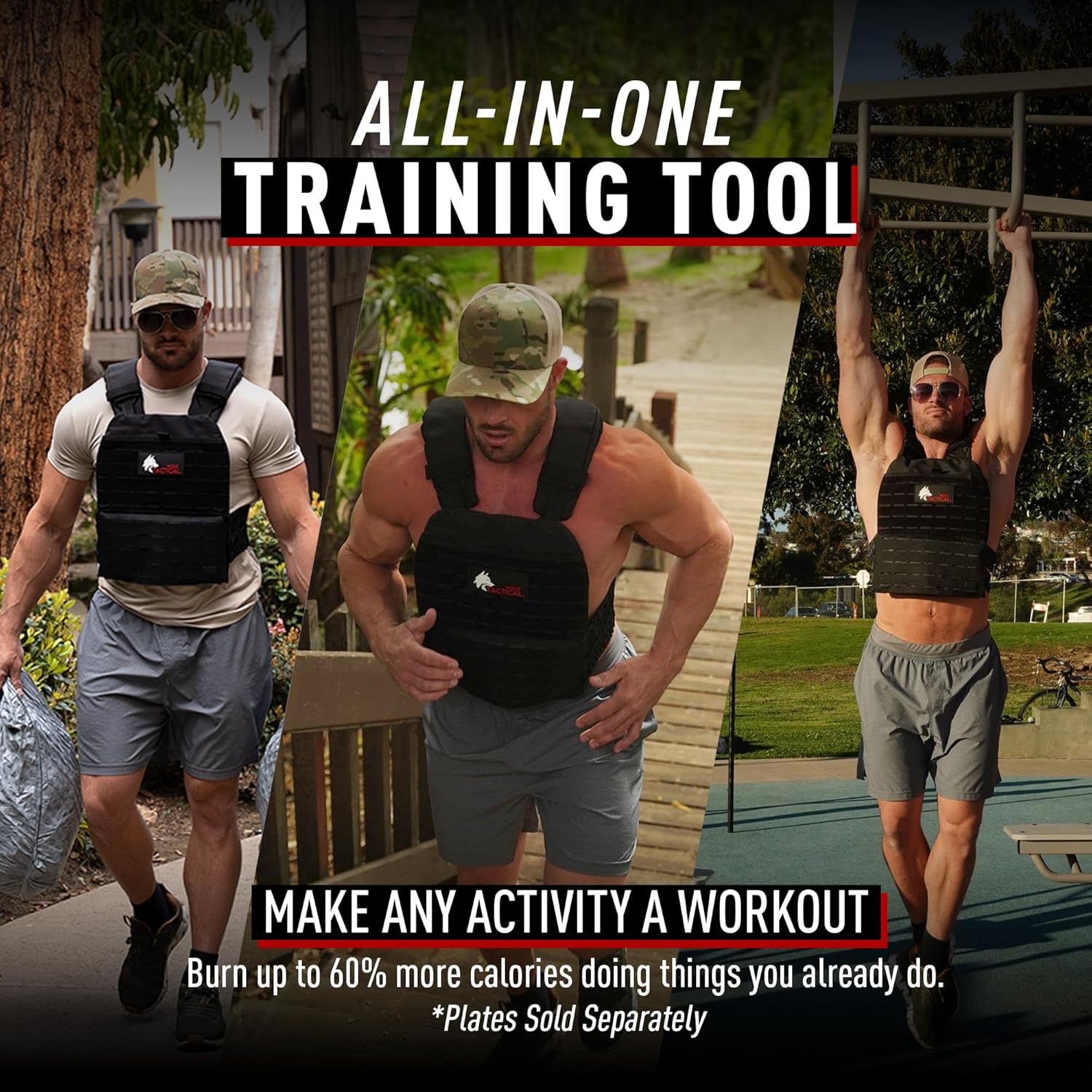 CrossFit Weight Vest for Strength Training & Fitness