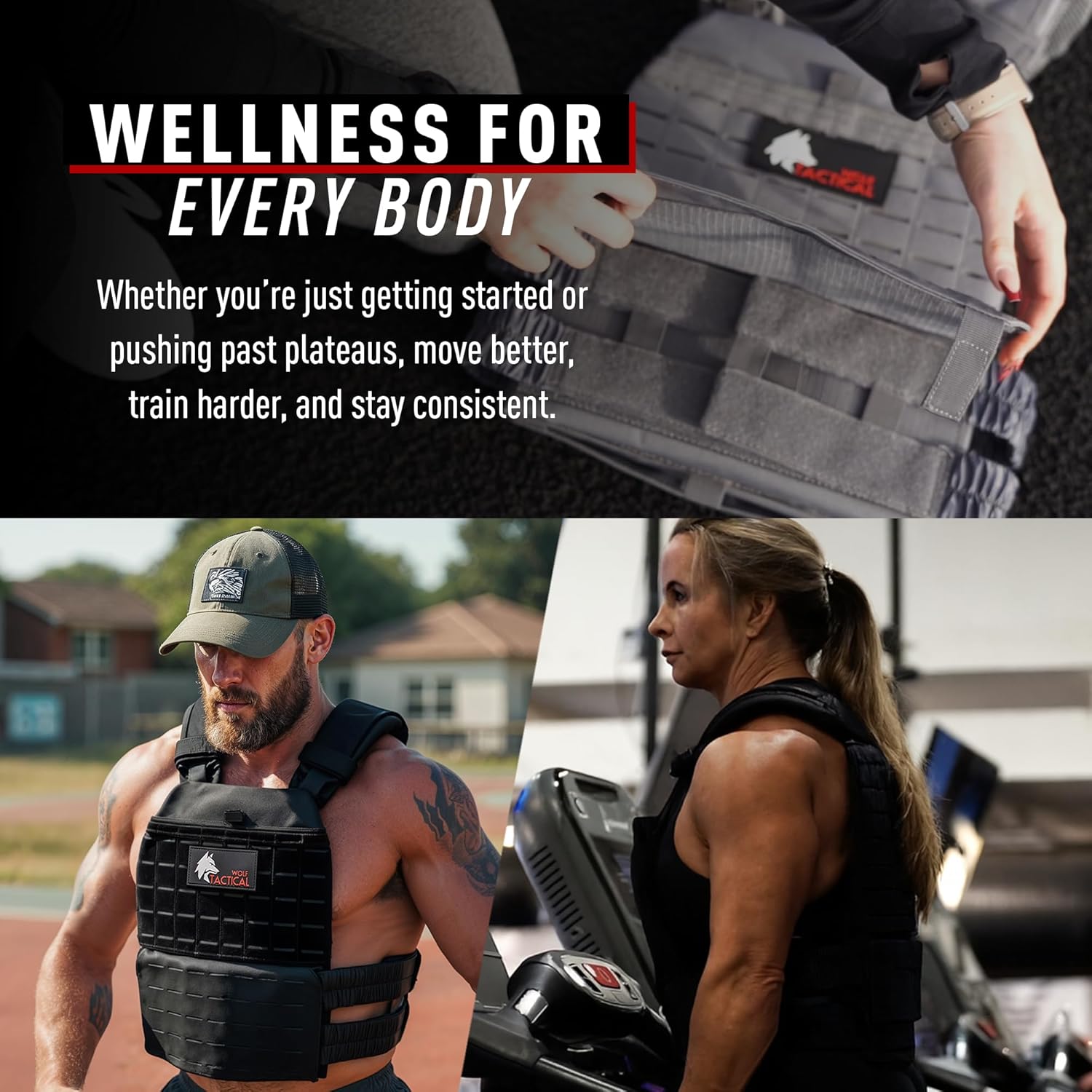CrossFit Weight Vest for Strength Training & Fitness